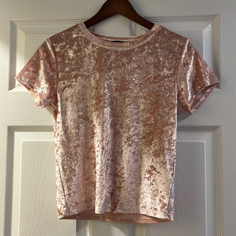 Rosé velvet Tee